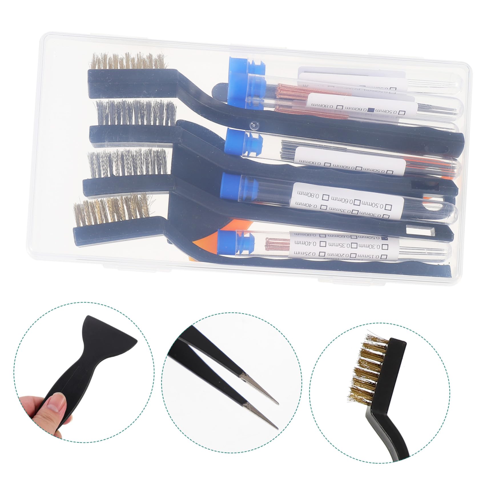 Kit de Limpieza para Impresora 3d 52 Piezas de Plástico, Acero y Cobre