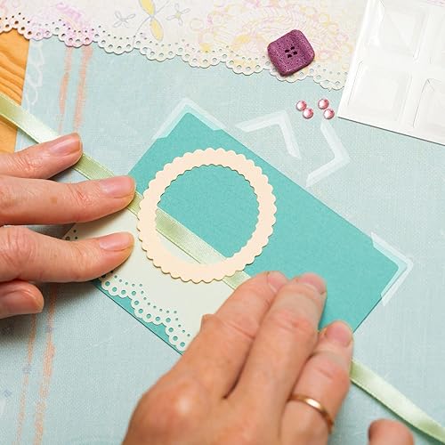 Miniatura 5 de Lineco Esquinas de montaje delgadas de polipropileno de 1.25 pulgadas. Paquete de 72. Autoadhesivas, sensibles a la presión, no amarillean, imágenes