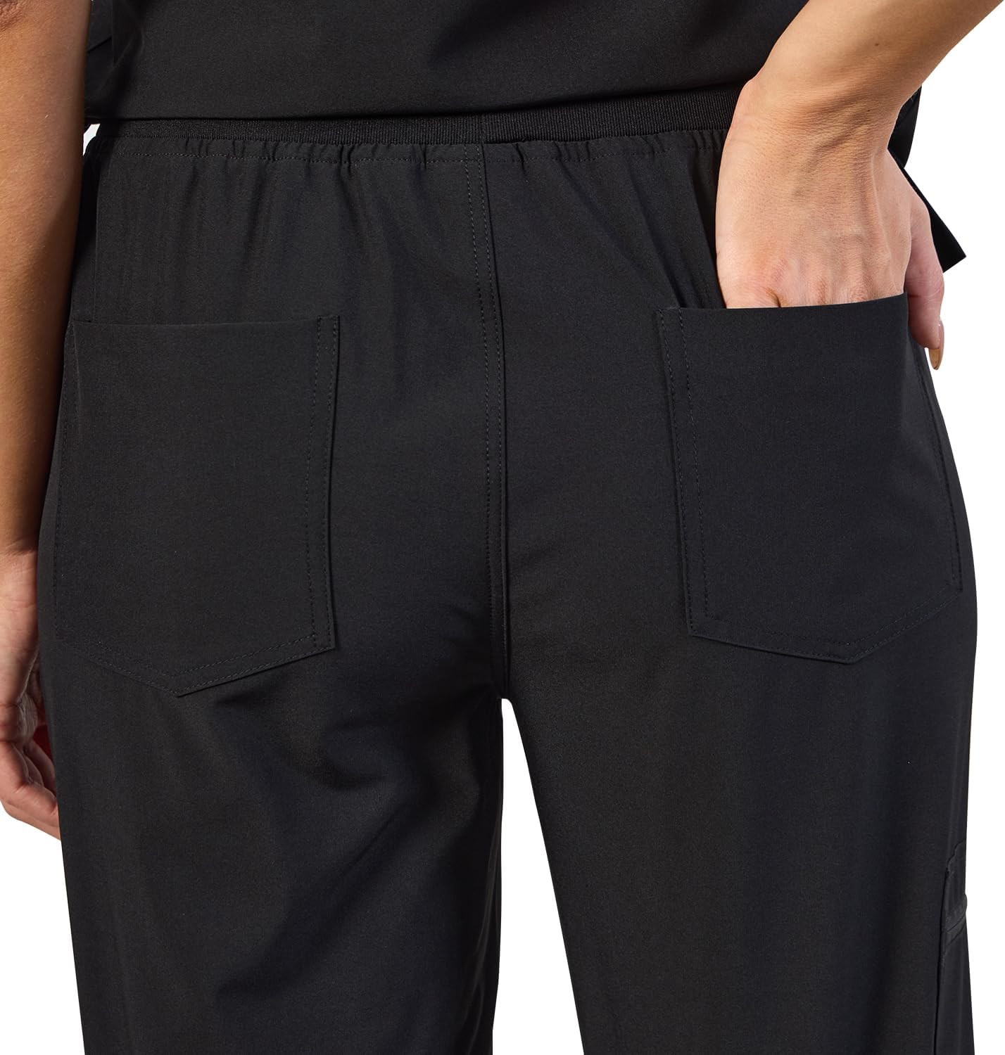 Naivlizer Scrub Pants for Women Jogger Pants Medical Uniform with 5 Pockets - Image 3