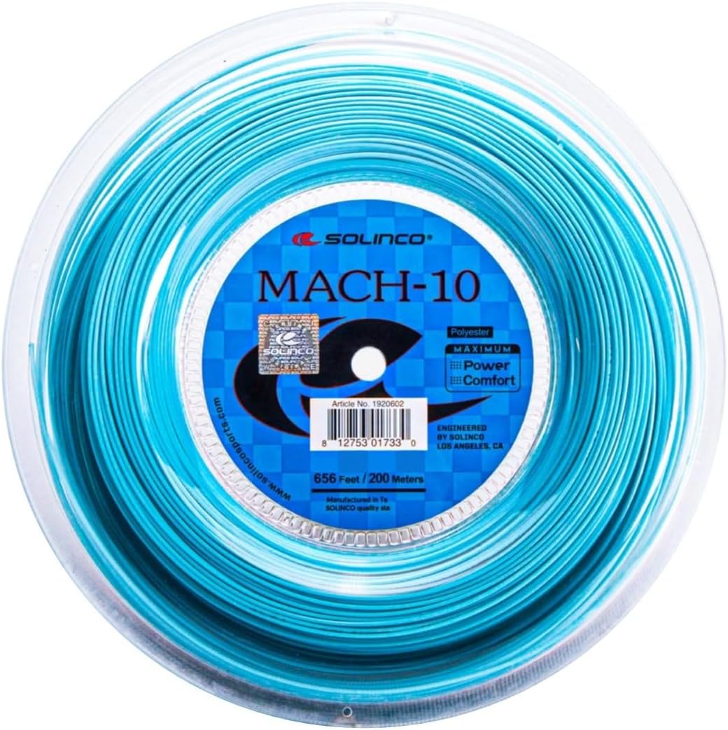 Solinco Mach-10 Racquet Tune Up Kit – Tennis String + Optional Overgrips