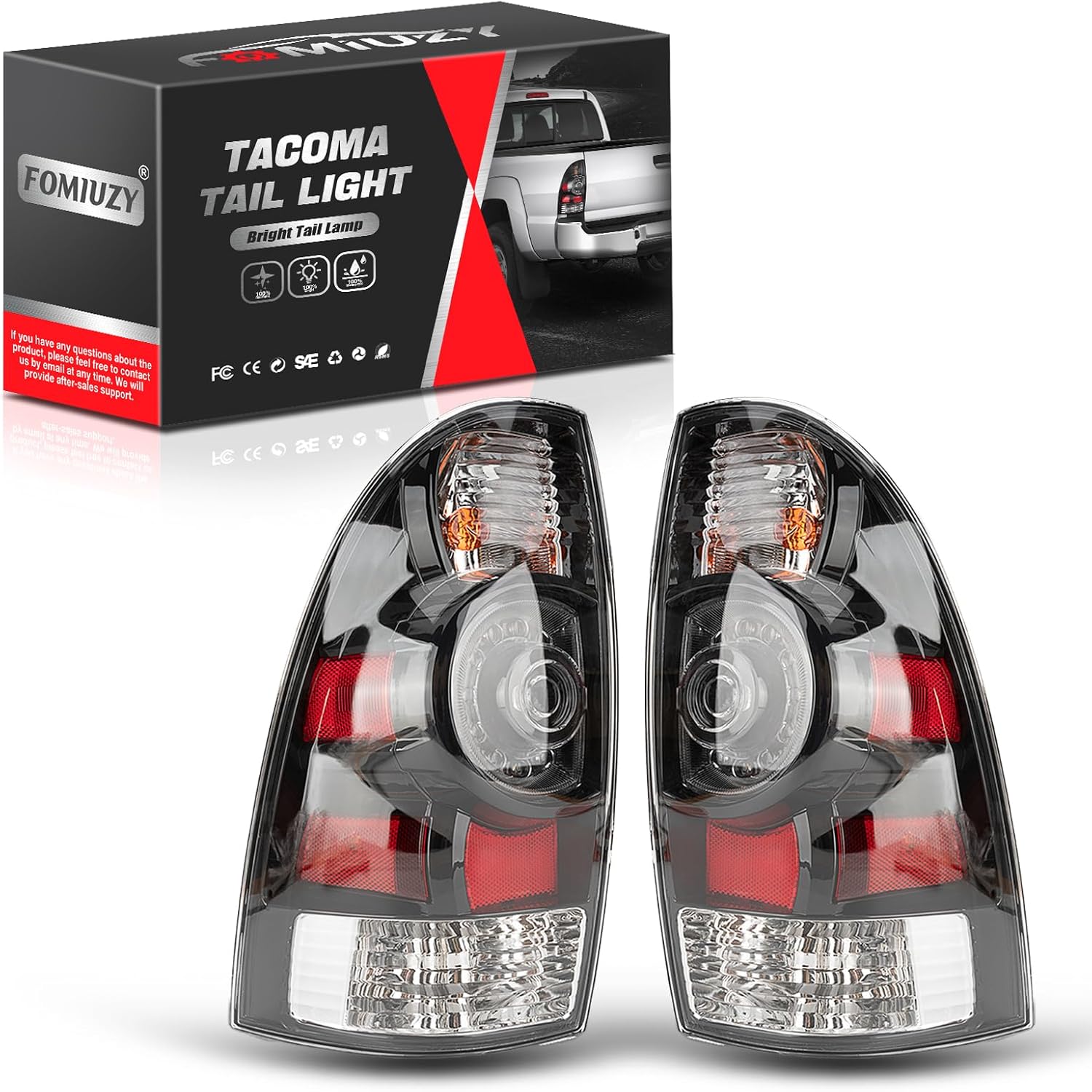 FOMIUZY Tail Light Assembly for Toyota Tacoma (2005–2015)
