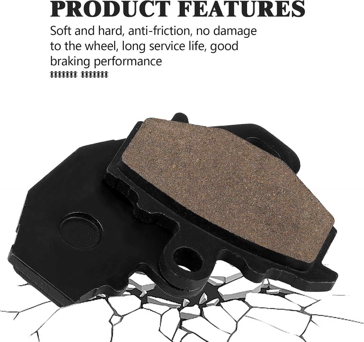 Front and Rear Brake Pads for Kawasaki ZX6R ZX-6R ZX600 1998-2001, ZZR600 ZX 600 2005-2008, ZX9R ZX-9R ZX900 1996-2001, ZX6R ZX636 2002