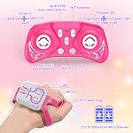 Unicorn Remote Control Car for Girls Age 6-8-12, Pink RC Gesture Sensing Stunt Cars, 2.4Ghz 4WD RC Cars Hand Controlled Remote Control Twist Car with Light & Music, Gift for Kids Age 6 7 8 9 10 11 12+