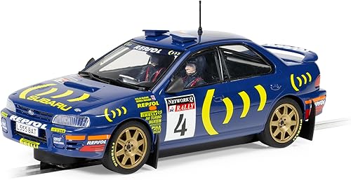 Scalextric Subaru Impreza WRX Colin McRae 1995 World Champion Edition 132 Slot Race Car C4428