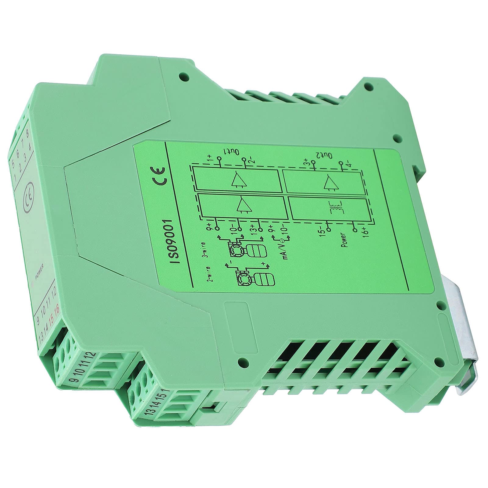 Acondicionador de Señales de Corriente, Menos Interferencia Aislador de Señal de 0-10 V a 0-10 V para Transmisores de 2 o 3 Cables