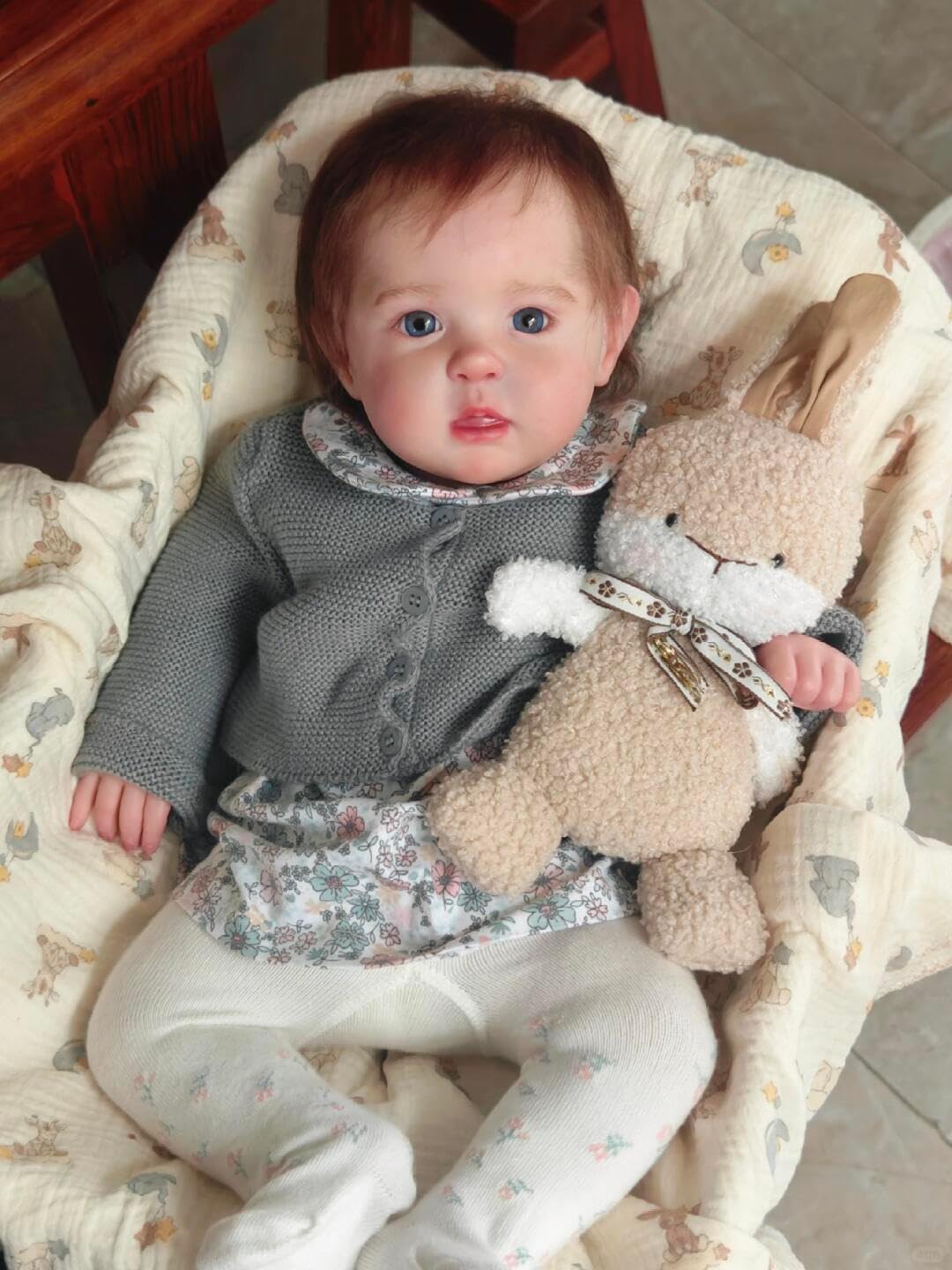 RXDOLL Realistyczne lalki Reborn Baby Dolls silikonowe na całe ciało, winylowa dziewczyna, 50 cm, prawdziwe życie, anatomicznie poprawna, noworodek, realistyczna lalka dla małych dzieci, z zabawką do
