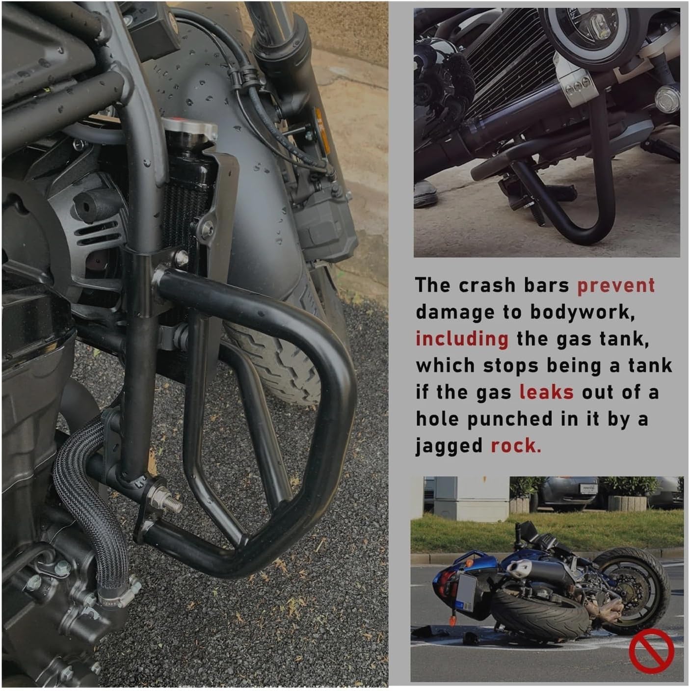 Engine Protection Bar for CMX 300 CM Engine Guard Crash Bar Bumper Frame Protector for Rebel CMX300 CM300 2017-2022 2018 2019 Motorcycle Accessories