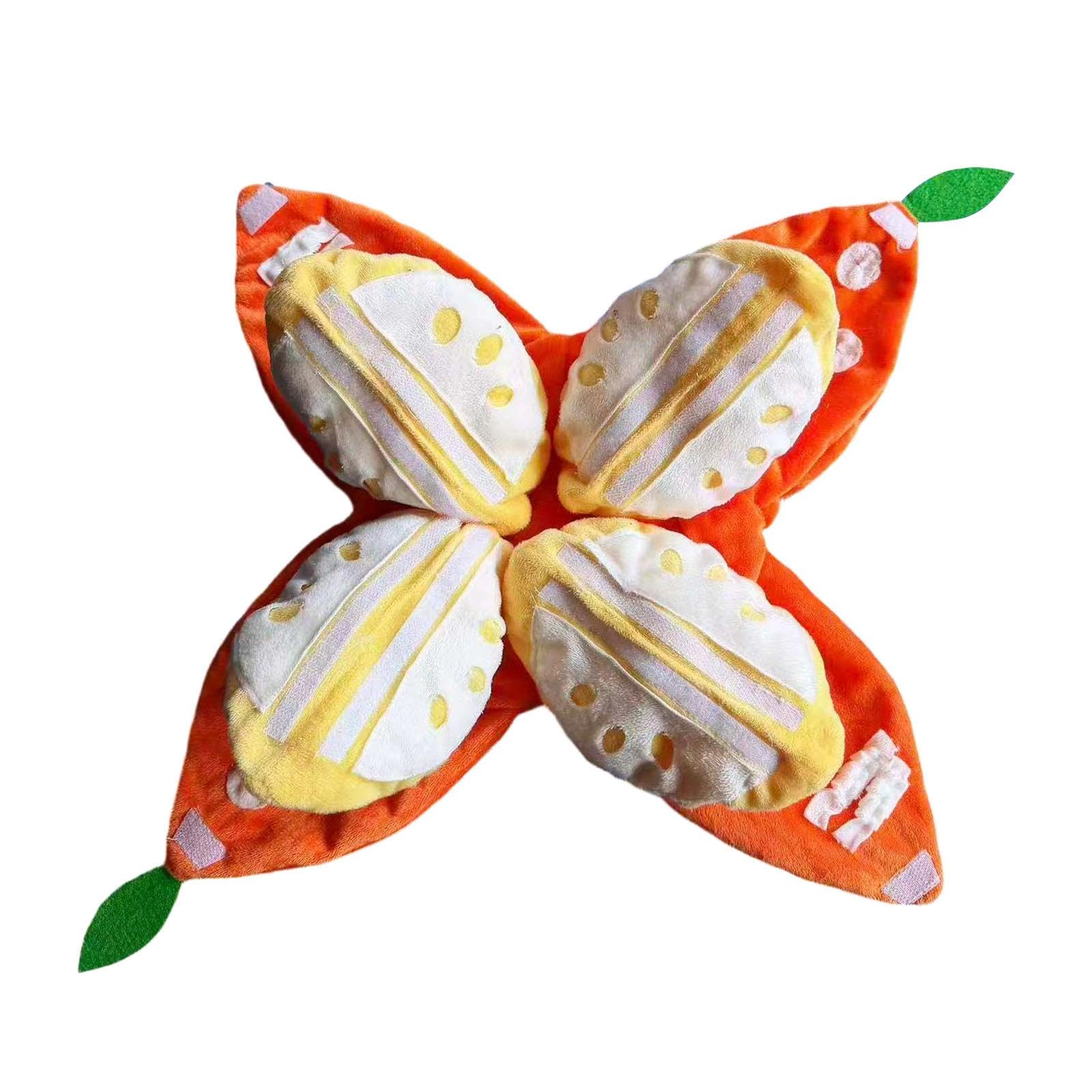Jouet pour chien en forme de fruit orange pour calmer l'ennui des animaux de taille XXL