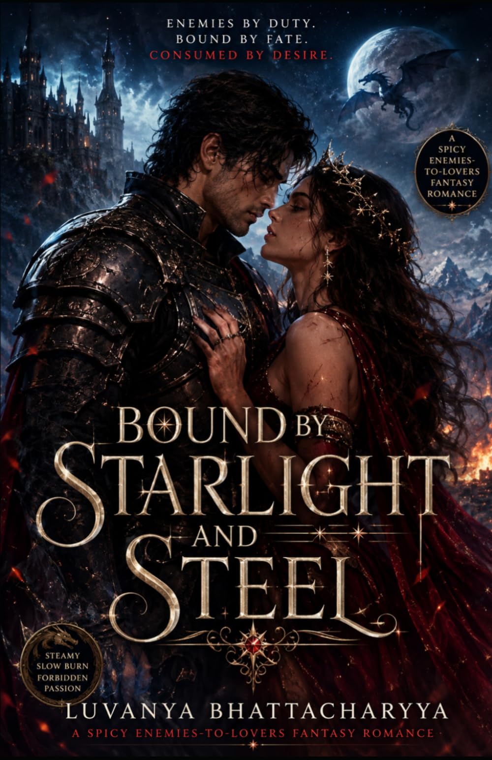 Bound by Starlight and Steel: A Spicy Enemies-to-Lovers Fantasy Romance