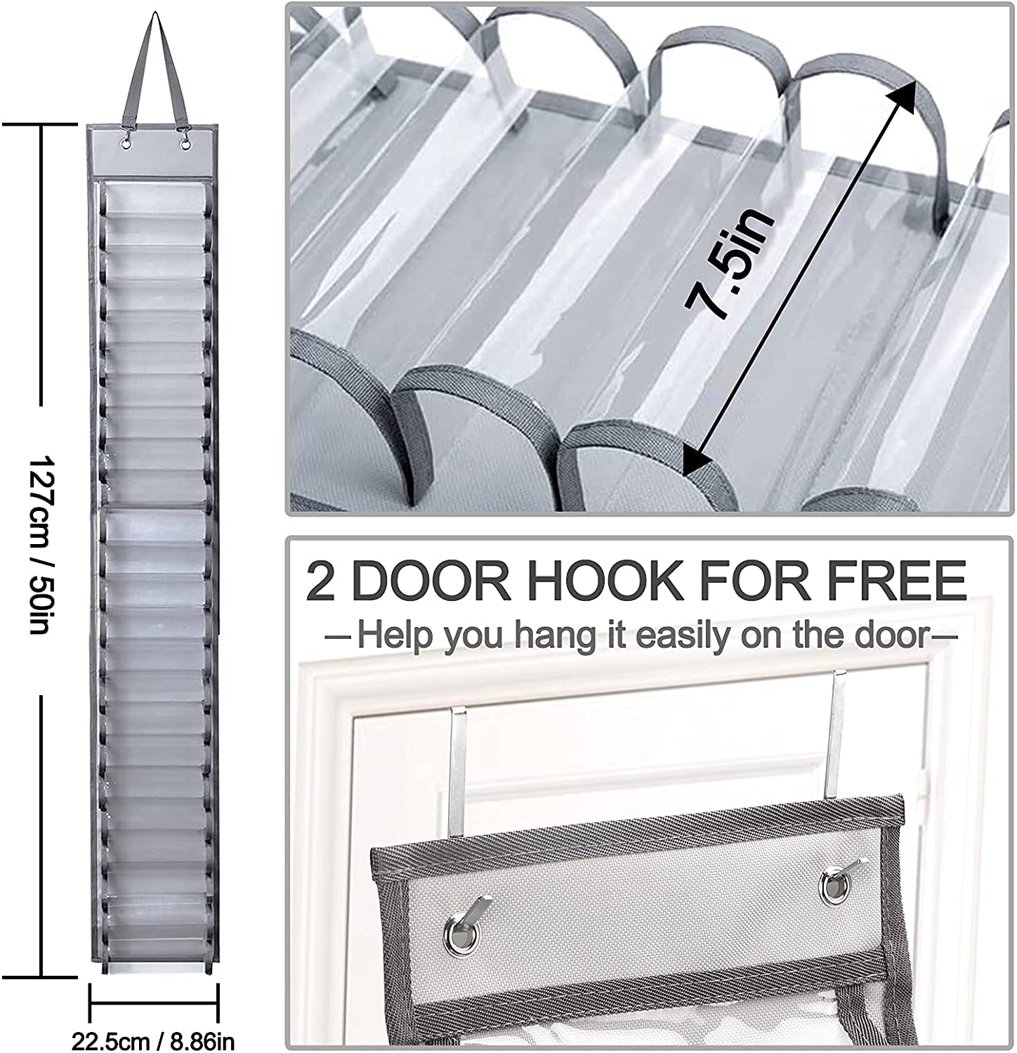 Amazon.com: Vinyl Roll Organizer 24 Slots Vinyl Storage Rack Holder Space  Saving Bag Craft Wall Mounted Hanging Storage Bag for Heat Transfer paper,  Wrapping Paper and Cross Stitch Embroidery Fabric