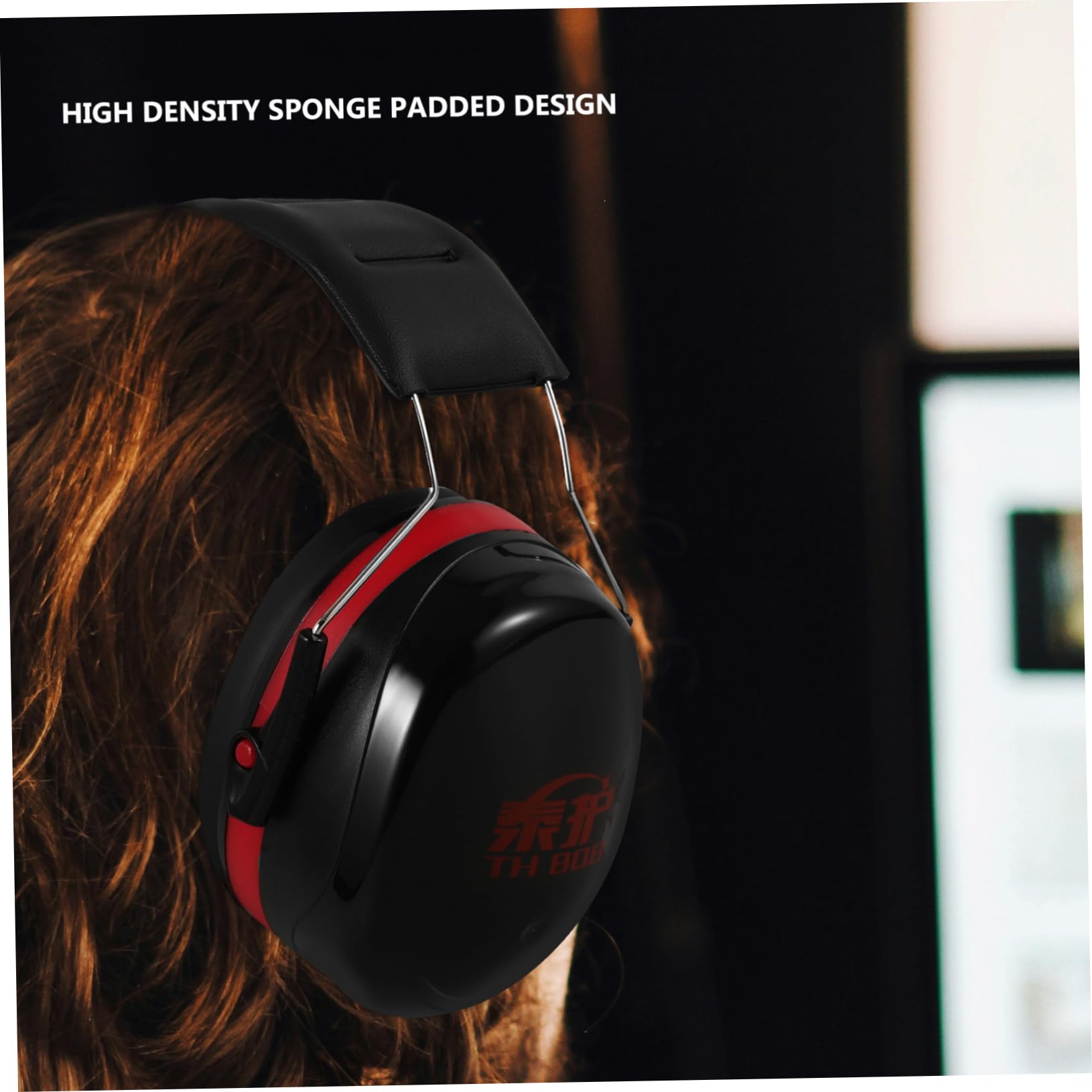 OSALADI 4piezas Orejeras Antiruido Ajustables Para Protección y Earmuff Para Reducción De Para Industrial y Descanso