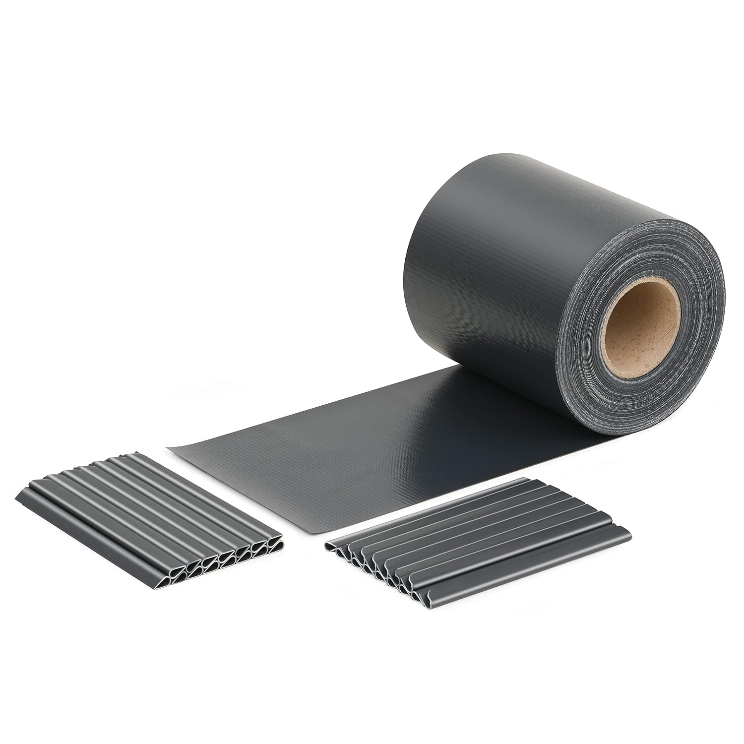 iFence Sichtschutzstreifen 50 Meter x 19 cm inkl. 30 Clips – diverse Farben (50 m, Anthrazit)