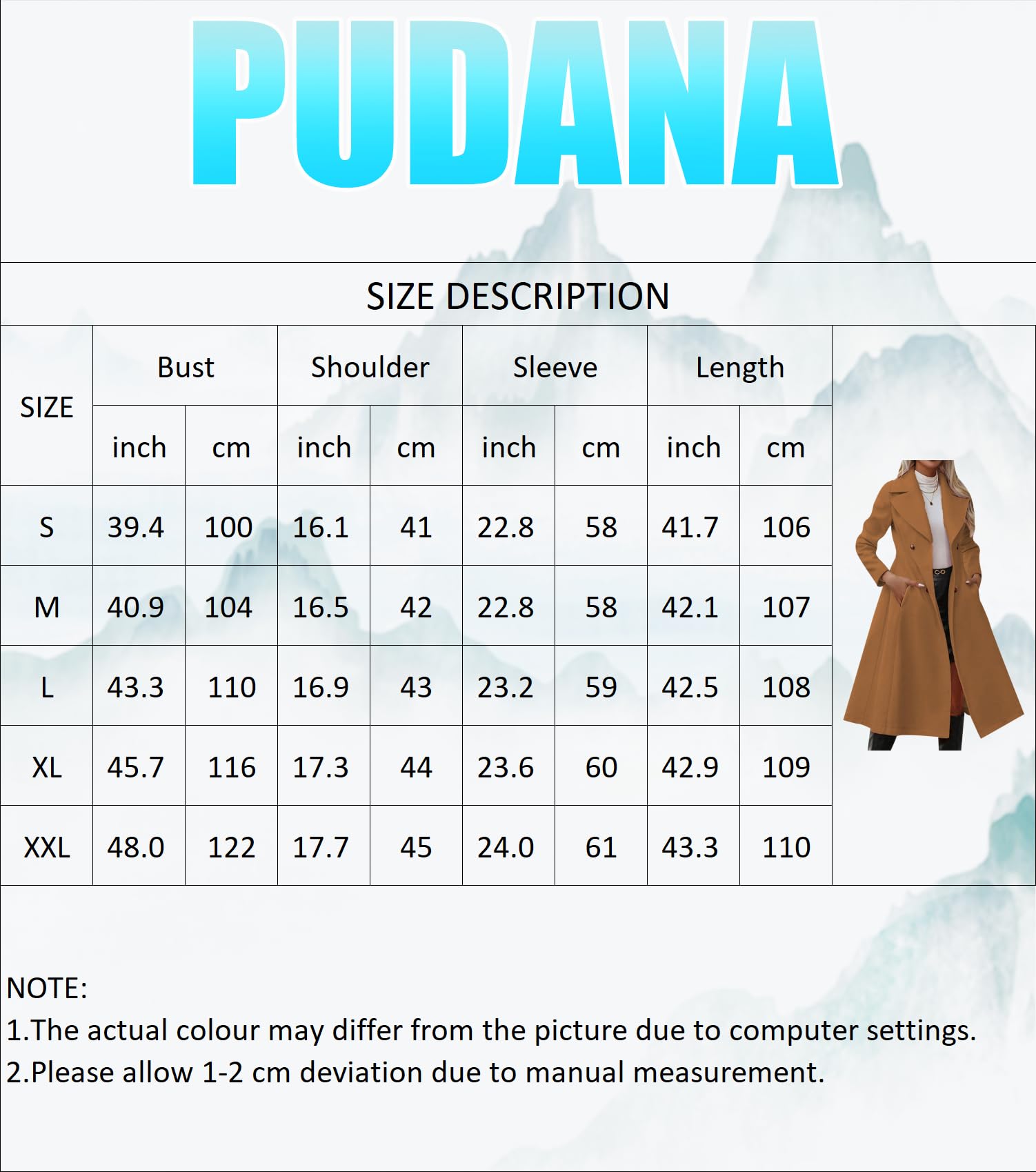 Donne Cappotto Morbido Invernale Giacca Classica A Doppio Petto Cappotto Da Cocktail Alla Moda