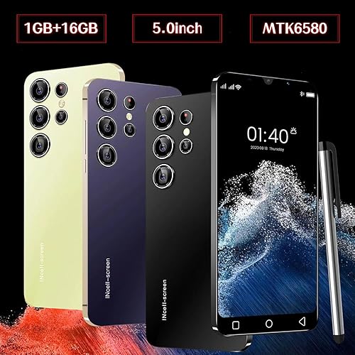 Miniatura 2 de TryFirst Teléfonos móviles baratos, cámara dual SIM dual de 5.0 pulgadas, Quad Core, 16 GB ROM Ampliable hasta 128GB, compatible con