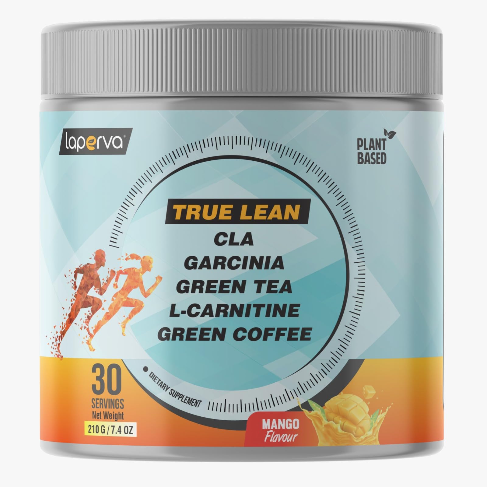 Laperva True Lean Mango - 210gm, your Ultimate Fat Burner, Experience Unrivaled Appetite Control and Energize Your Day, Lactose-Free and Vegan Formula for Enhanced Results (30 servings)
