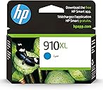 HP 910XL Cyan High-Yield Ink Cartridge | Works with OfficeJet 8010, 8020, Pro 8020, 8030 | Eligible for Instant Ink | 3YL62AN