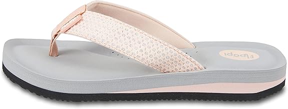 Floopi Flip Flops for Women Casual Thong Womens Sandals Comfort Heel Cushion, Ladies Beach Sandals with Indoor & Outdoor Anti Skid Soles