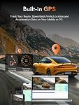 Dash Cam Arrière avant, Miofive 4K + 2K Complet HD Caméra Dash pour les voitures, 32GB SD Carte inclus, Bluetooth Wi-Fi intégré GPS, 3.0” IPS Écran avec contrôle d'application, capteur G, HDR, Vision nocturne, 24H Mode de stationnement