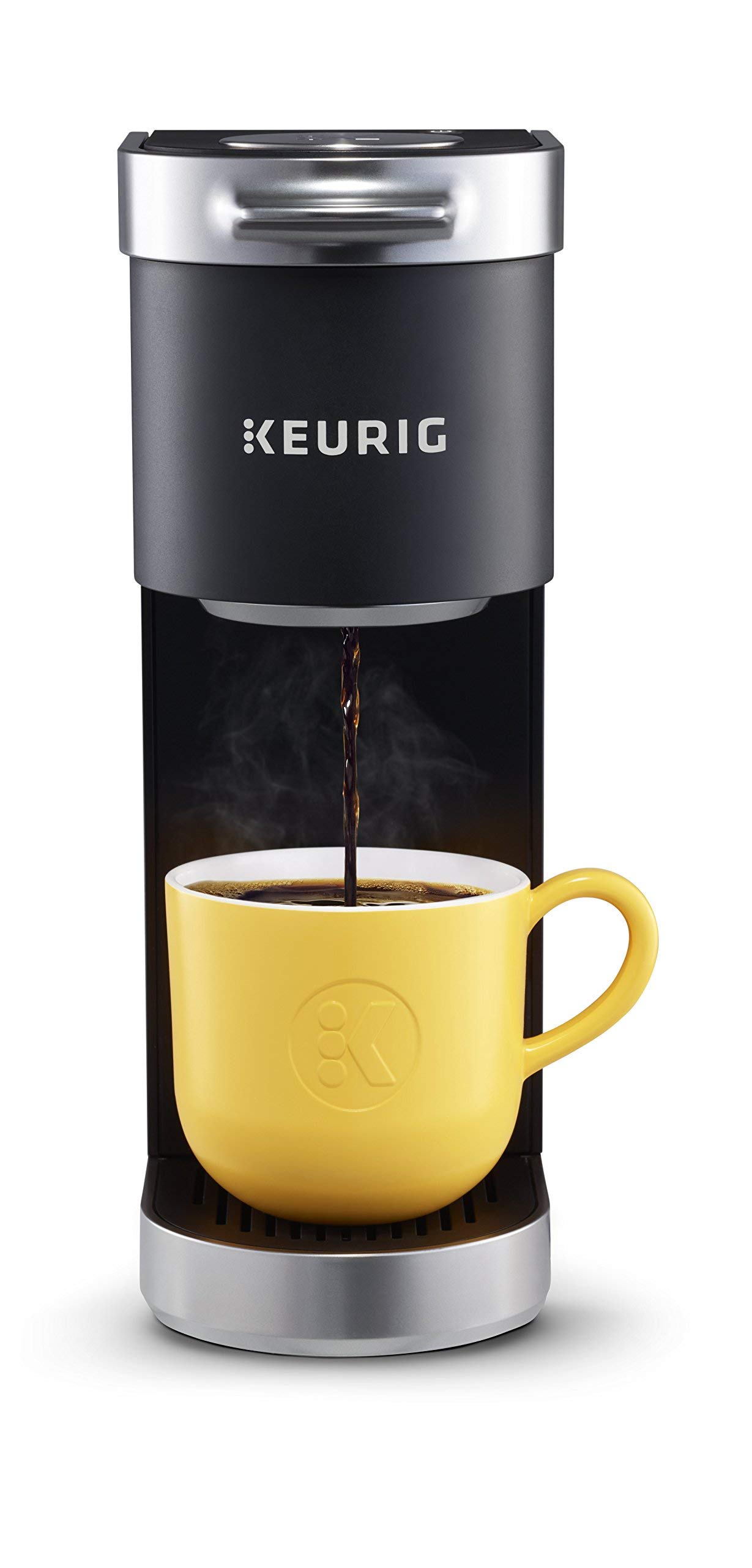 Keurig K-Mini Plus Single Serve Coffee Maker, with 5-inch Brewer, 6 to 12 Pounds Brew Size, K-Cup Pod and Cord Storage (Black)