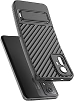 Vista 3 de Funda para Xiaomi Redmi 10 2022, funda para Redmi 10 2021 con funda de soporte, color negro