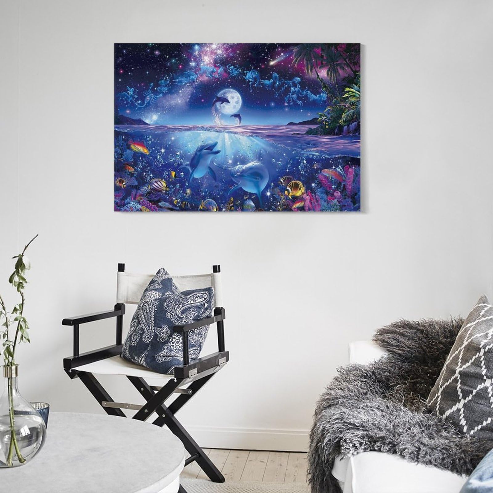 クリオネ 原画 アート 絵画 画家 現代アート 海 イラスト インテリア