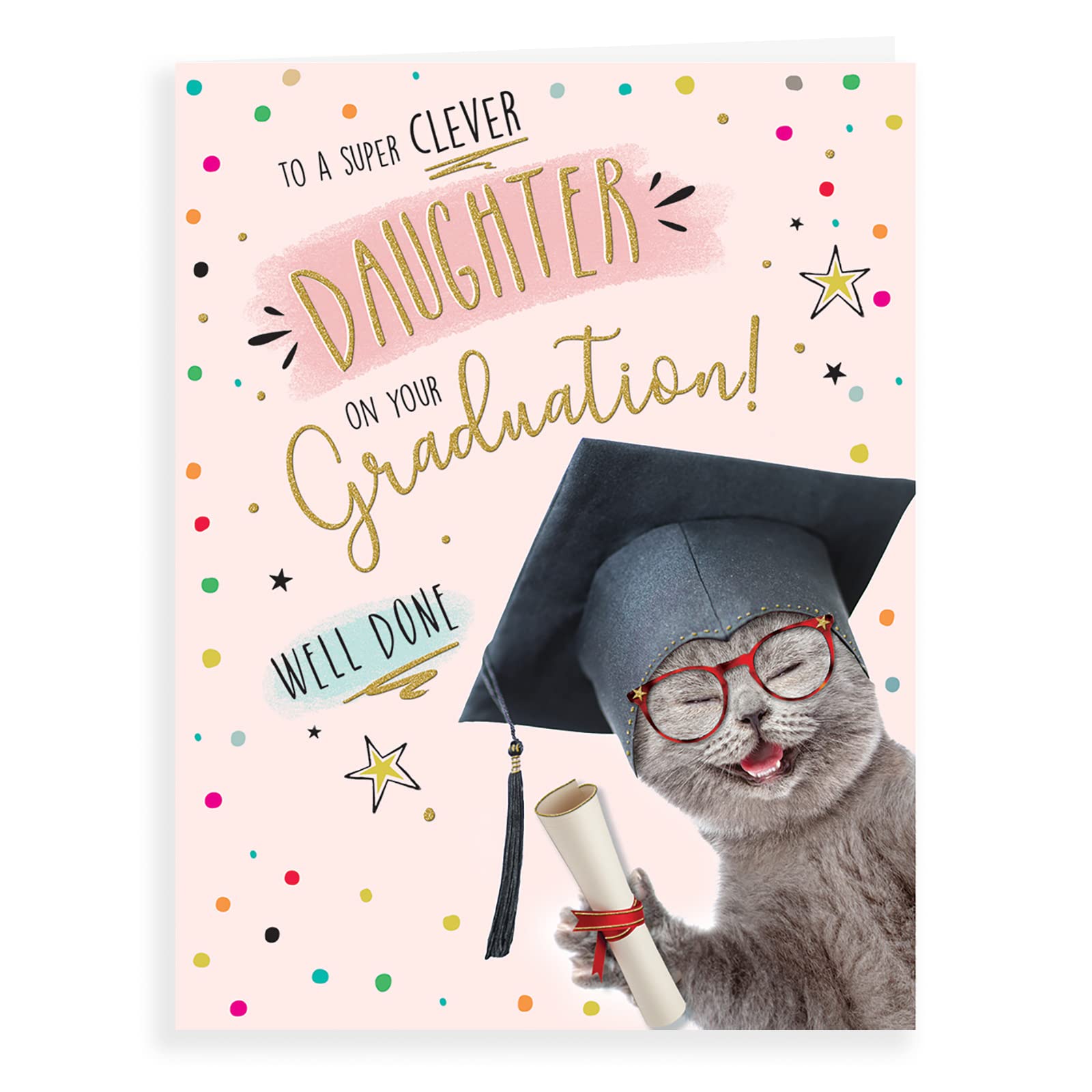 Congratulations Graduation Card for Daughter