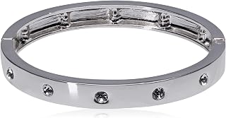 GUESS Narrow Hinge Bangle Bracelet with Crystal