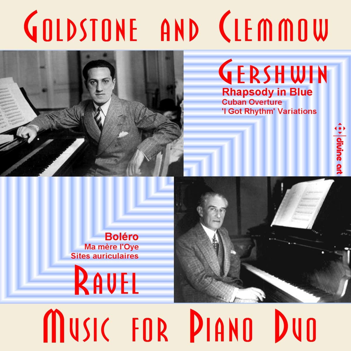 George Gershwin: Muarice Ravel: Music for Piano Duo