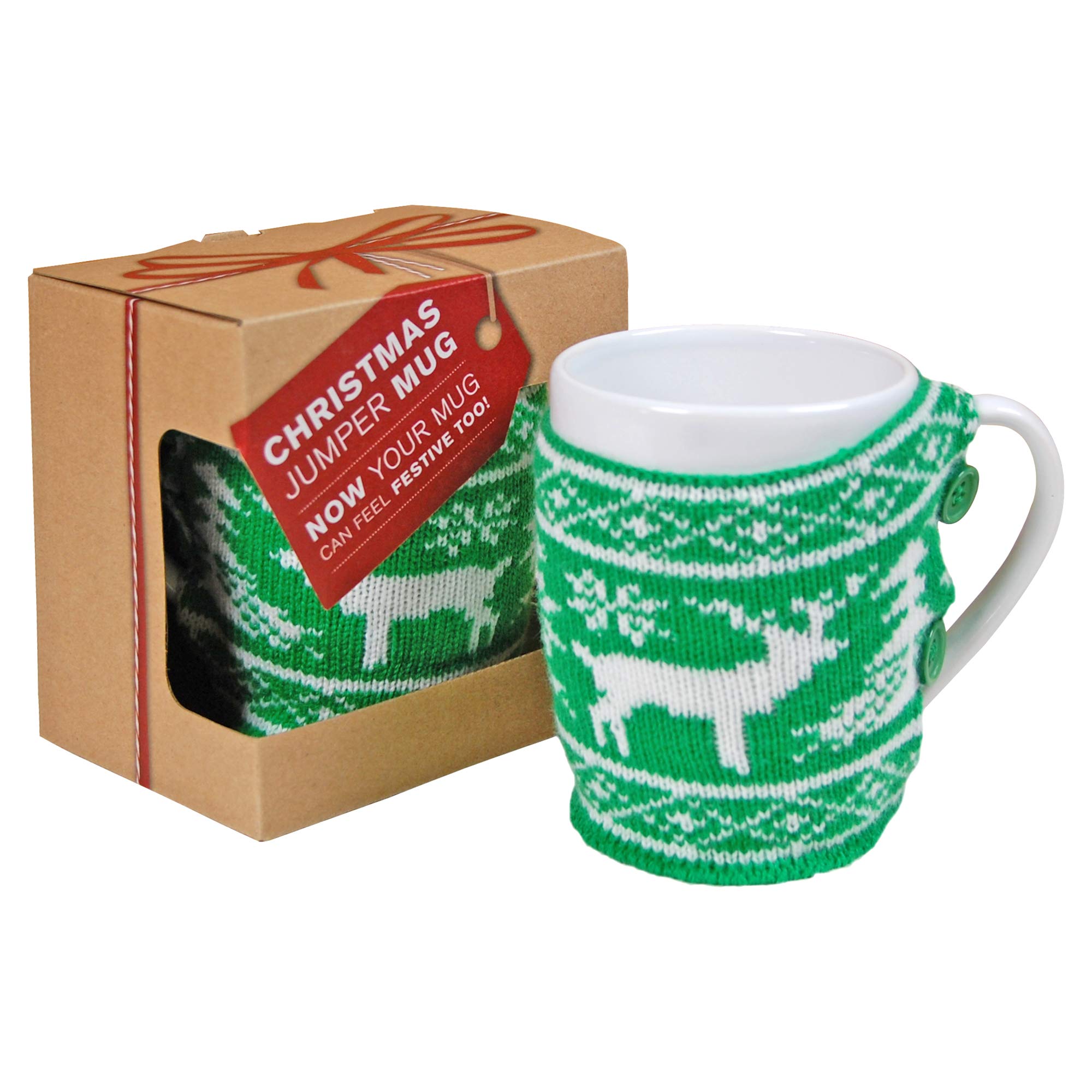 Tazza In Ceramica 'Pecore Di Natale' Moorland Pottery, 1/2 Pinta, Regalo, Fatto In Inghilterra