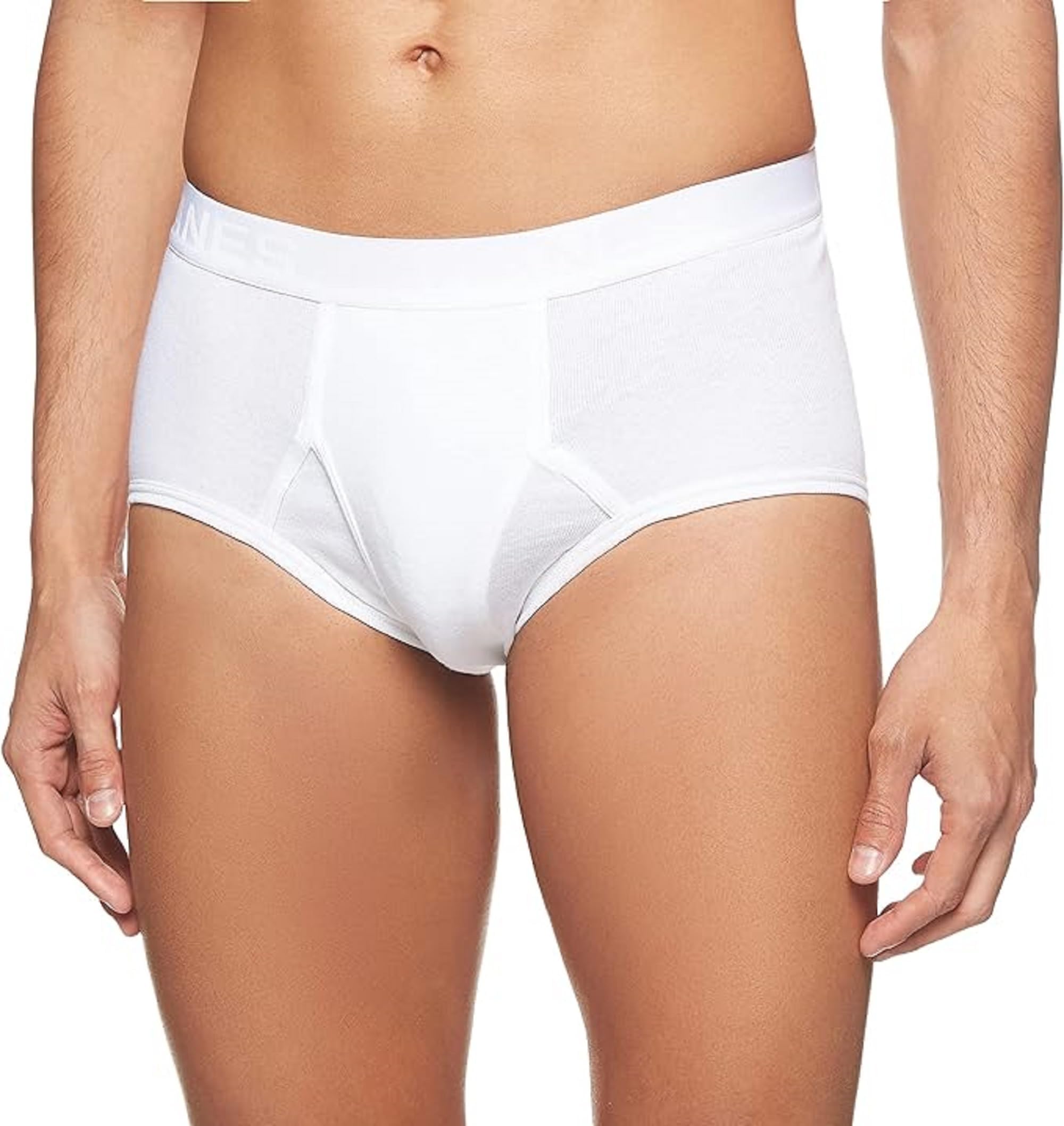 Men's Classics Tagless Briefs, White - 7 Pack, Medium