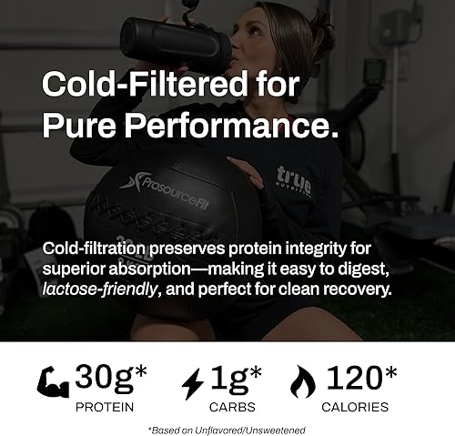 Miniatura 3 de True Nutrition - Aislamiento de proteína de suero de vainilla - Filtración en frío - 100% proteína de suero en polvo - 0.95 oz de proteína por