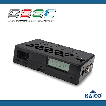 Kaico Edition OSSC 1.8 Open Source Scan Converter with SCART- Component, VGA to HDMI for Retro Gaming- Zero Lag RGB Line Multiplier Upscaler for Perfect Retro Gameplay