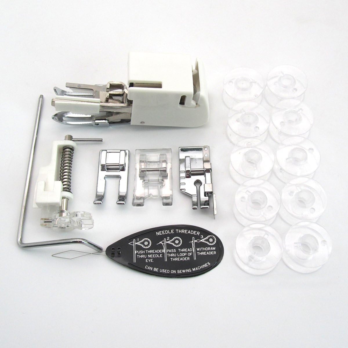 ckpsms KUNPENG - #CY-008-003 1Set Low Shank Walking Foot,Free Motion Darning Foot for Janome,Babylock,Riccar