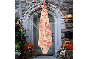 Halloween Dead Body Decorations - Bloody Cadaver in Bag with Creepy Cadaver Gauze