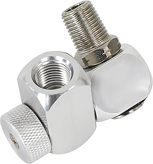 Sealey SA900 Z-Swivel Air Hose Connector with Regulator, 1/ 4-inch BSP