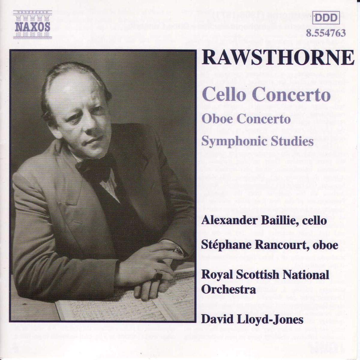 Rawsthorne: Cello Concerto, Symphonic Studies, Oboe Concerto