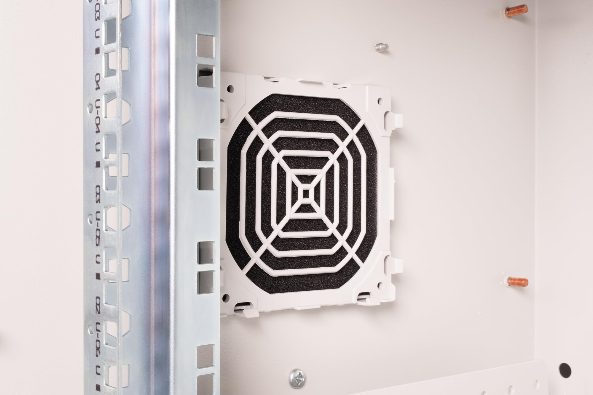 DIGITUS Outdoor Netzwerkschrank – 19 Zoll 7HE – 450 mm Tiefe | 342 mm Nutztiefe – Traglast 100kg – Schutzklasse IP55 – Abschließbar – Grau