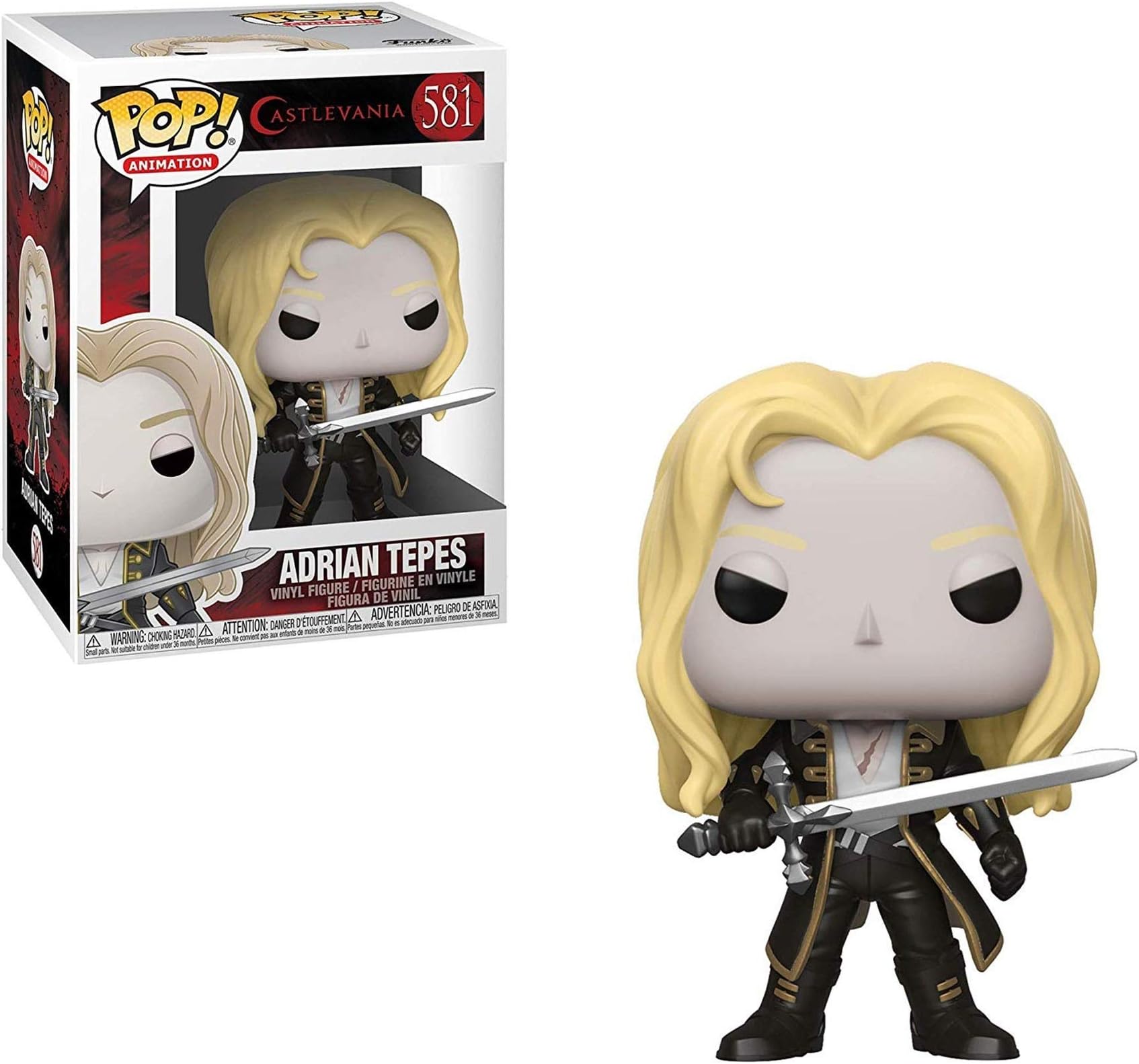 Funko Pop! Animation: Castlevania - Adrian Tepes, Multicolor