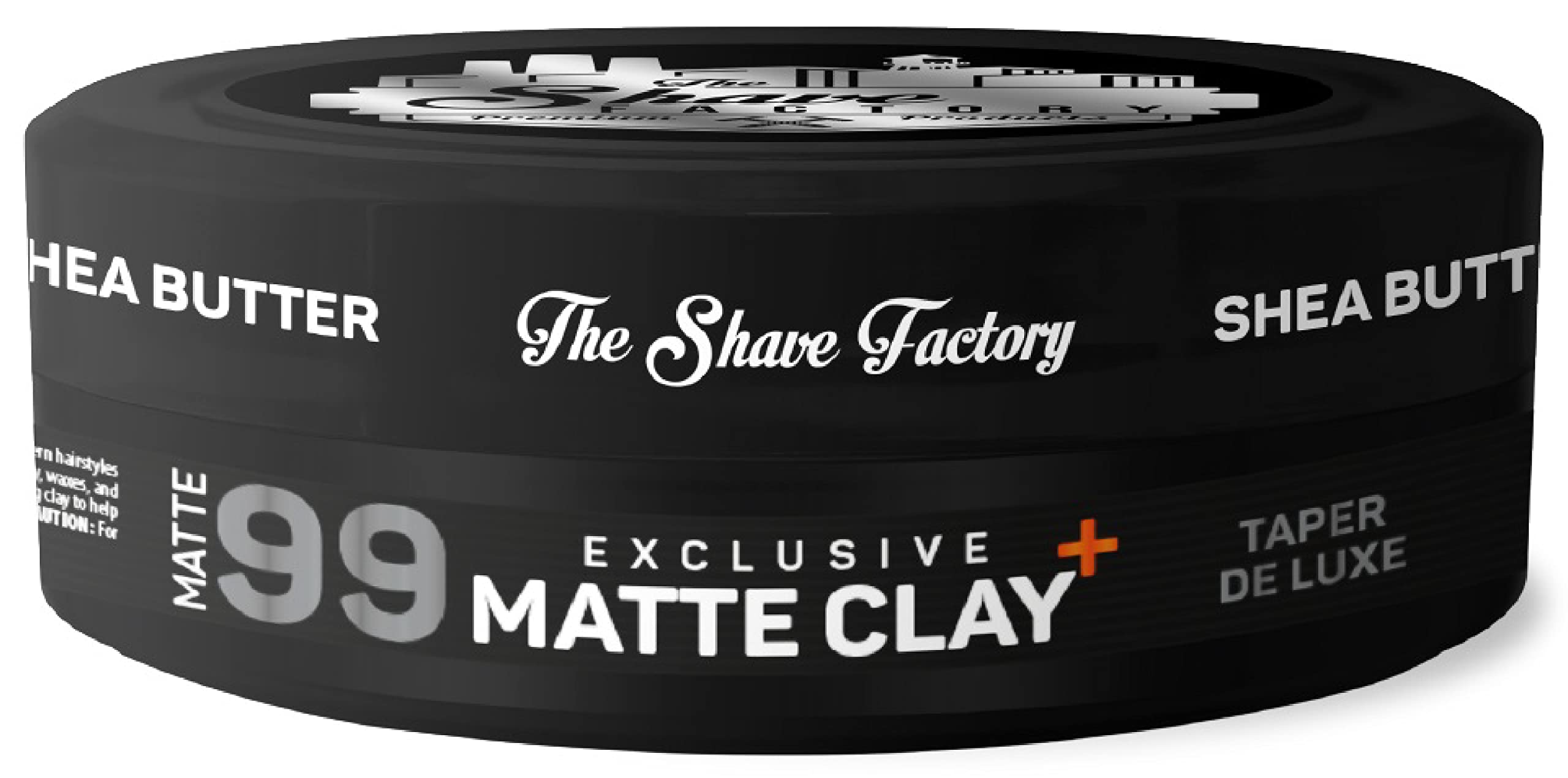 Exclusive Matte Clay 99 Taper De Luxe with Shea Butter Extra Hold for hair styling 150 ML