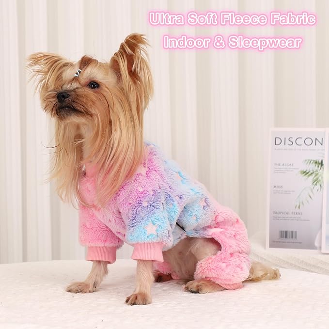 Pijama de Unicornio Que Brilla en la Oscuridad para Perros Pequeños, Talla XS miniatura 6