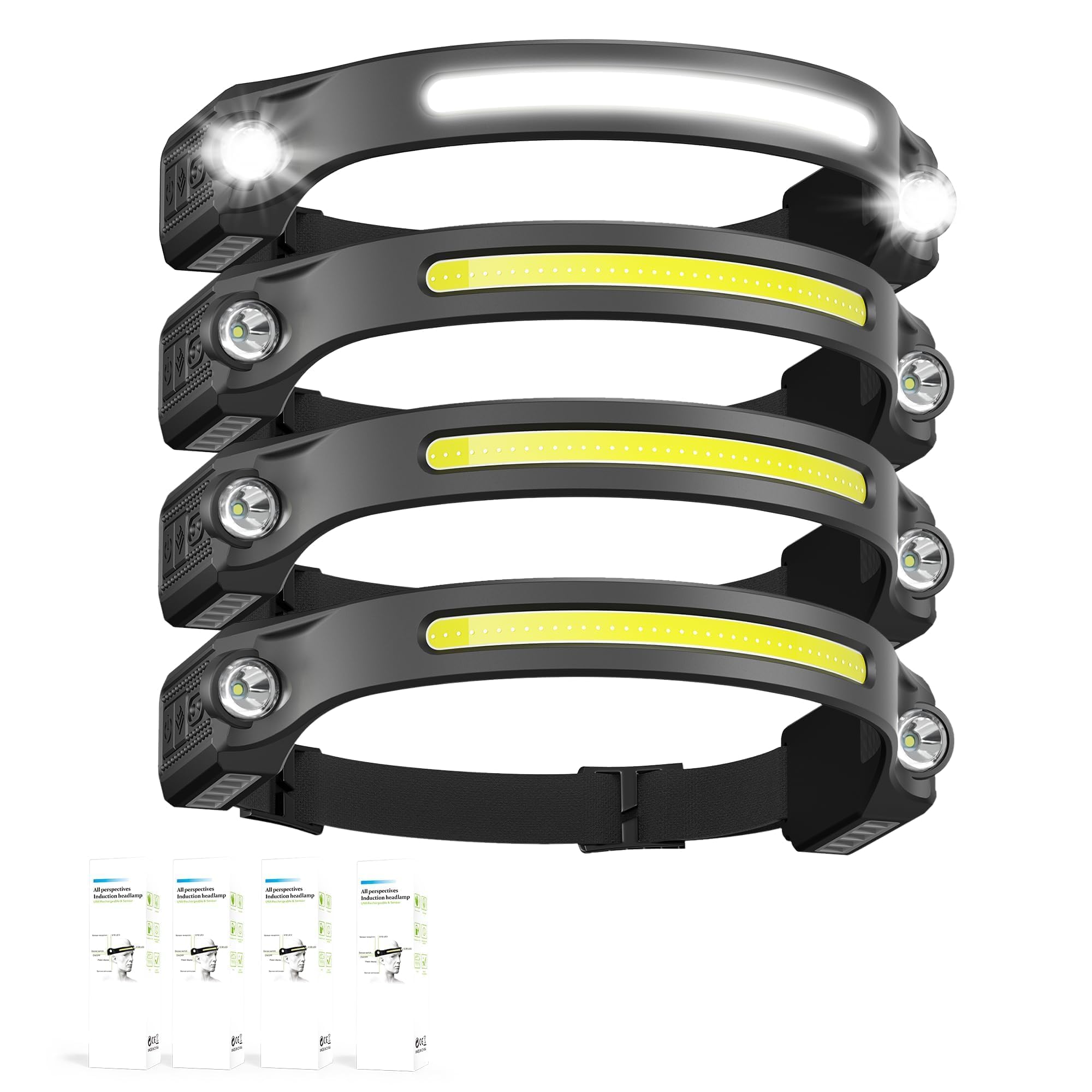 Amazon.com: AlpsWolf LED Headlamp Rechargeable, 2 XPE LED and COB