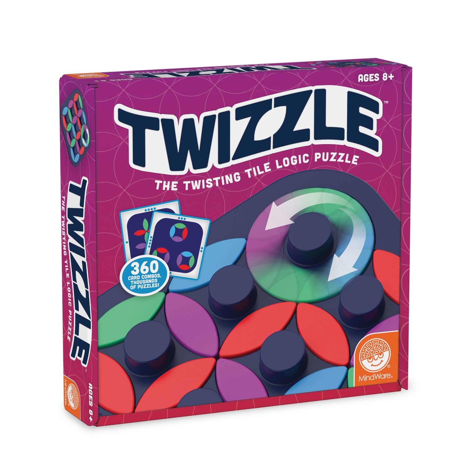 MindWare Twizzle Game, The Twisting Tile Logic Puzzle, Pattern Matching Game for Ages 8 & Older