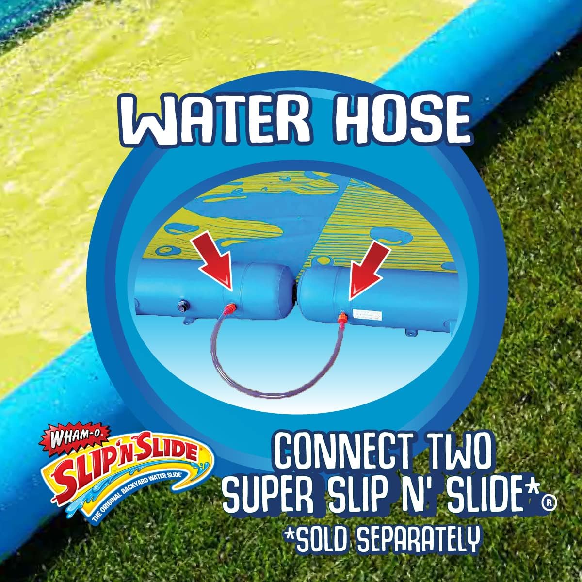 Wham-O - Slip N' Slide - Super Slip N' Slide 26 Feet -2 Boogies & Double Action Pump