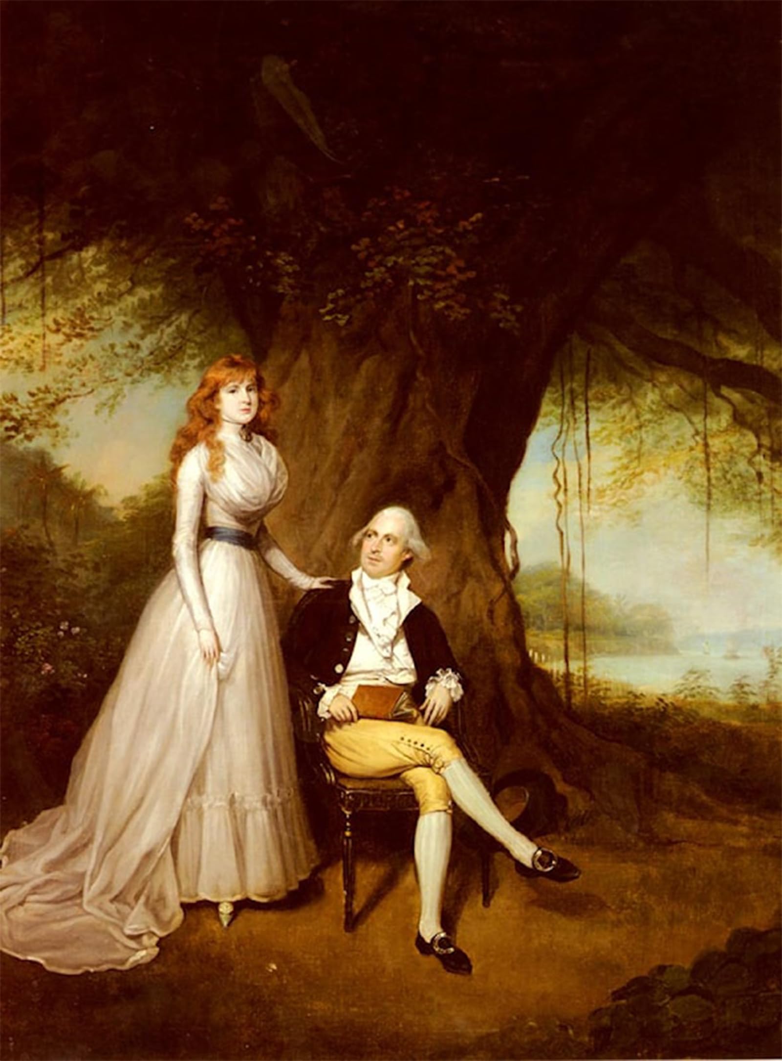 Portrait Robert Grant de William Devis affiche tableau de maître
