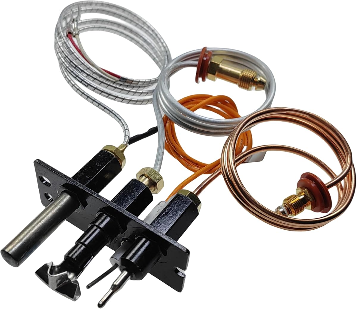 485-510A / 4021-736/2103-010 Chimenea de repuesto para conjunto piloto | 485-510A, 4021-736, 2103-010, Heat N Glo, calentador, chimenea de ventilación directa, conjunto piloto de gas natural (NG)