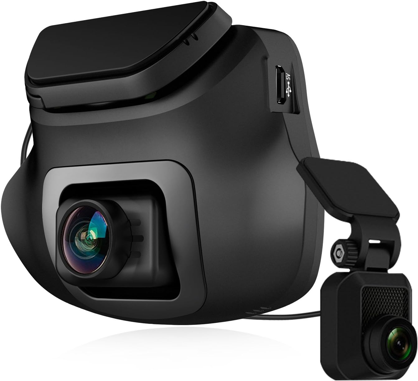 Z-Edge S3 Dual Dash Cam-Ultra HD 1440P Front & 1080P Rear 150 Degree Wide Angle Dual Lens Car Camera, Front Rear Dash Cams, Dashboard Camera with G-Sensor, WDR, Night Mode, 16GB Card Included