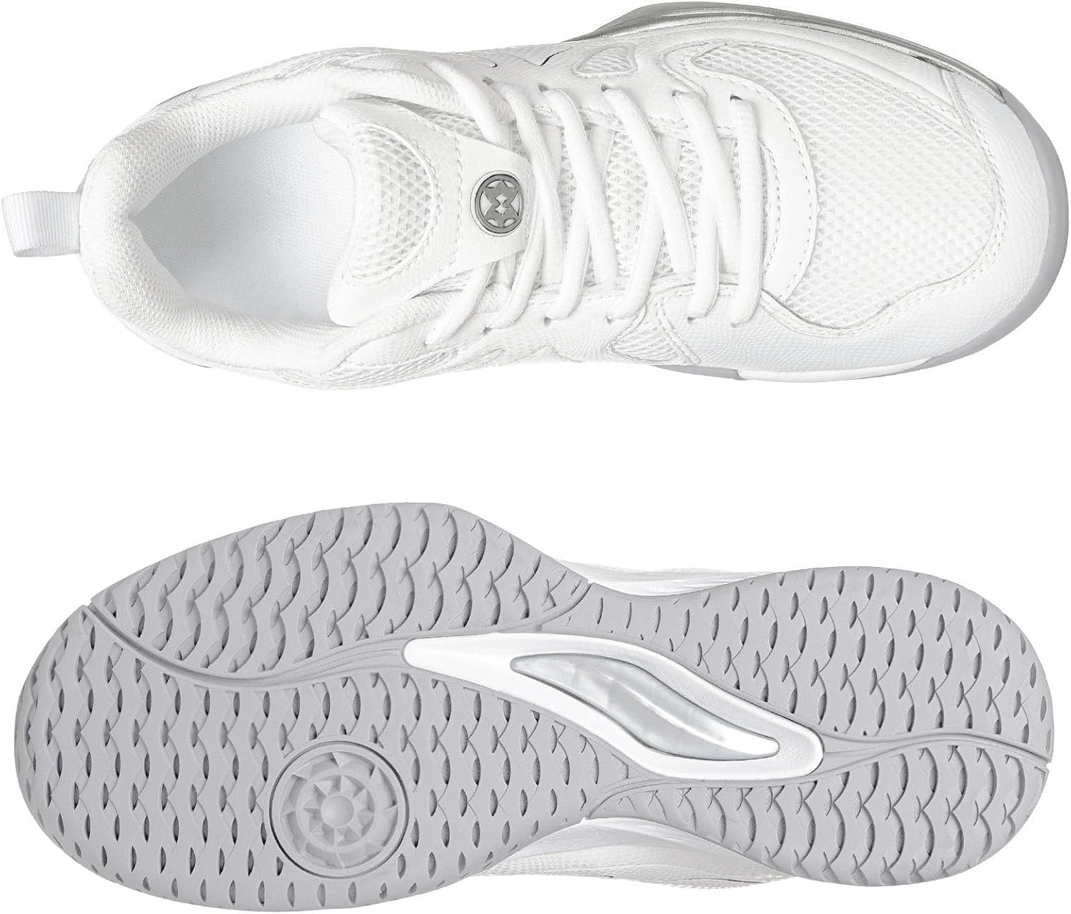 Sisttke Women's Badminton Pickleball Shoes Lightweight Breathable Non-Slip Court Sneakers for Tennis Racquetball Training