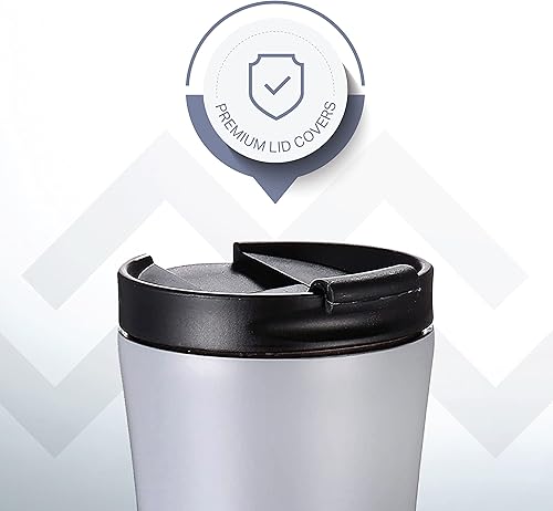 Miniatura 5 de Mio Marino - Taza de café de viaje, vaso aislado de acero inoxidable, 16 onzas, sin BPA