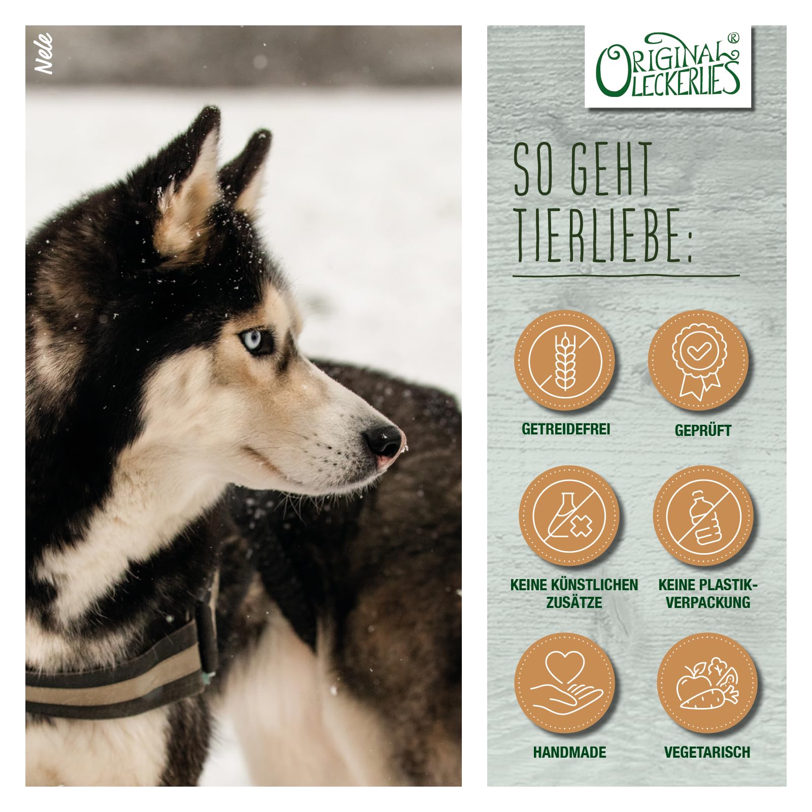 ORIGINAL LECKERLIES® Gemüse-Kräutermix, 5 kg getreidefreie Gemüseflocken mit Kräutern, Hundeflocken, Barf Zusatz Hund Hundefutter – Naturprodukt für Hunde