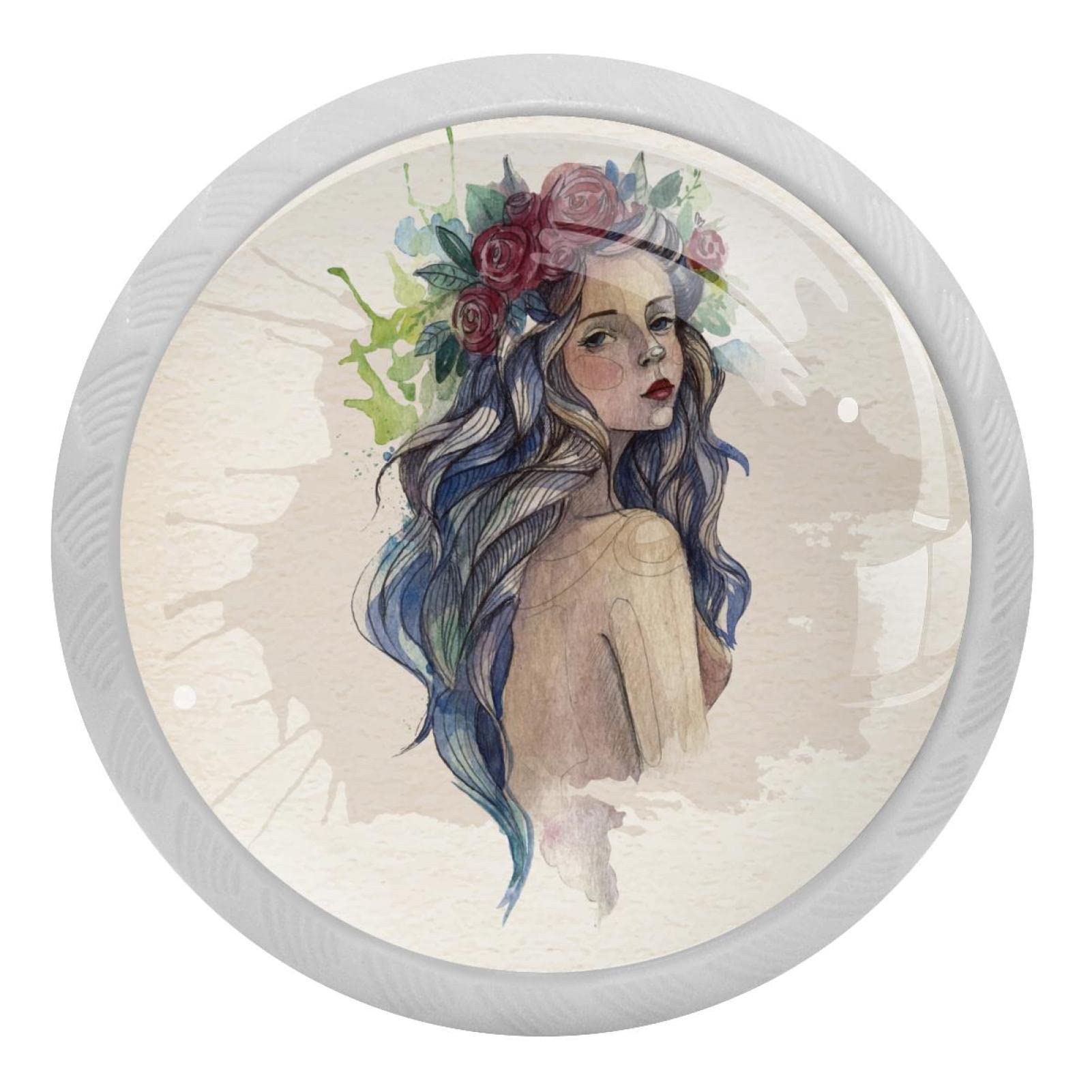 Poignées de tiroir lumineuses pour commode : sublimez votre décoration de maison aquarelle